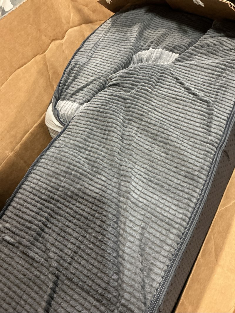 Condition photo showing Good Condition for lesure dog stairs for small dogs and cats foldable pet steps for high beds and couch with certipur-us certified foam and non-slip bottom, grey, 4 steps