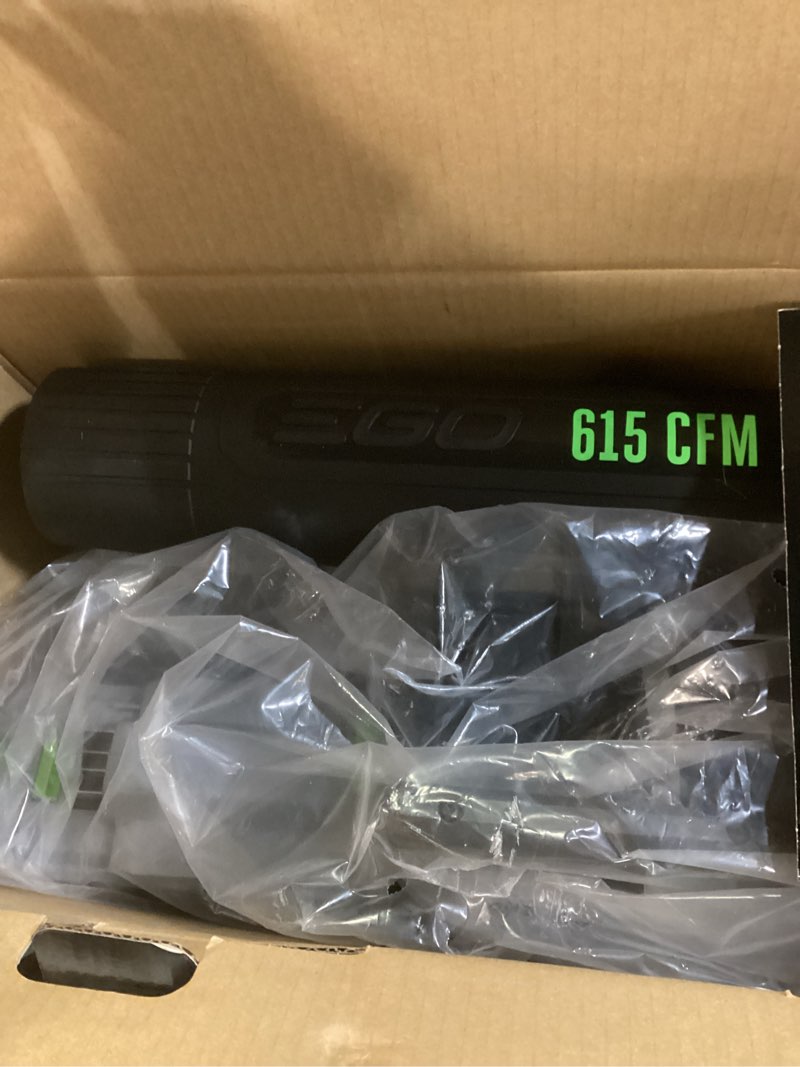 Condition photo showing Good Condition for ego power+ lb6151 615 cfm variable-speed 56-volt lithium-ion cordless leaf blower with 2.5ah battery and charger, black