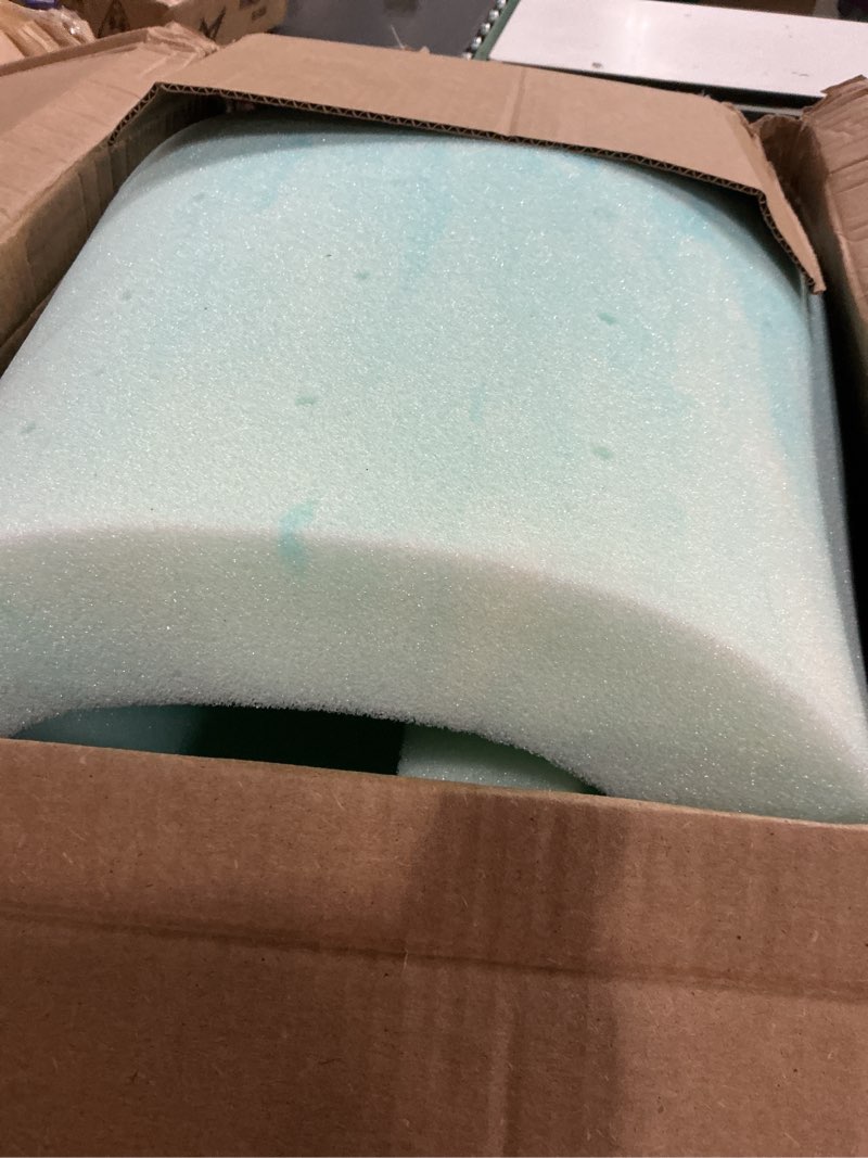 Condition photo showing Good Condition for mattress toppers, 3 inch gel memory foam bed topper, medium-firm foam topper cooling gel infused & pressure relieving pad in a box, dorm room, rv essentials, certipur certified blue-3in twin