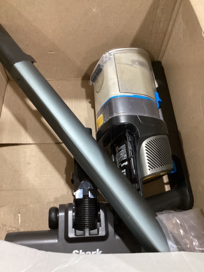 Condition photo showing As Is for Shark PowerPro Reveal Plus Cordless Vacuum, FloorDetect & Dirt-Reveal Technology, HEPA Filter, Carpet & Hard Floor, Rechargeable, Charcoal, IZ376H