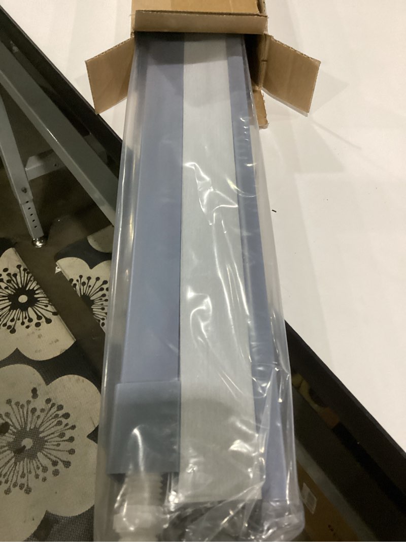 Condition photo showing New/Like New for lazblinds cordless cellular shades, no tools no drill blackout honeycomb shades pleated blinds for windows, 23.5'' w x 48'' h, dark grey blackout-dark grey 23 1/2'' w x 48'' h