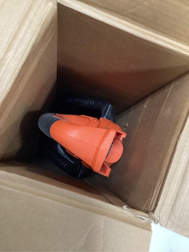 Condition photo showing As Is for black+decker 20v max cordless hedge trimmer, battery and charger included, 22 inch steel blade lightweight bush trimmer, soft grip, less vibration (lht2220)