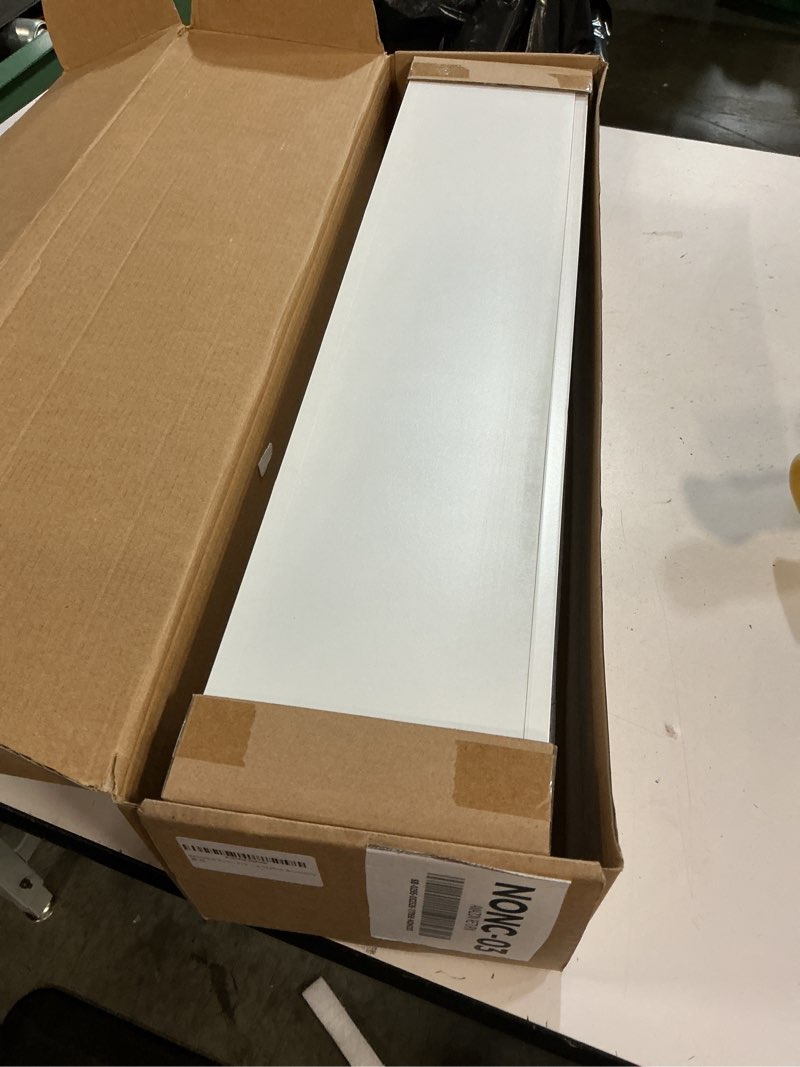 Condition photo showing Good Condition for shario nursery book shelves, 4-pack white floating shelves for wall kids, scalloped shelves, wall book shelves for bedroom kids, toddler room, baby room, nursery decor 23 inches white