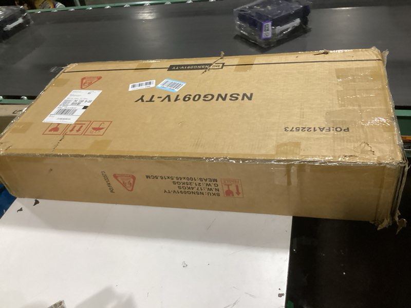 Condition photo showing Good Condition for TEENFON 67" H Tall Bathroom Storage Cabinet with Barn Doors and Drawer, Narrow Bathroom Cabinet, Nar