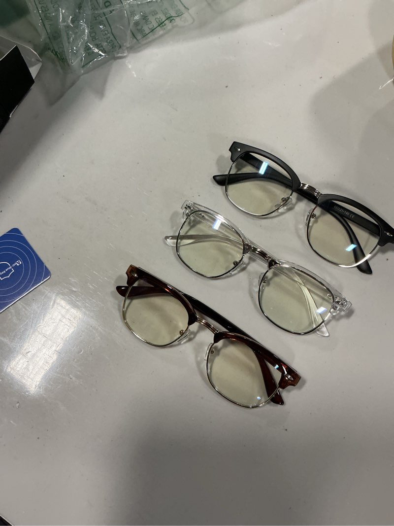 racico Blue Light Glasses for Men & Women - Mixed Material + Metal Frames with UV Protection Coating