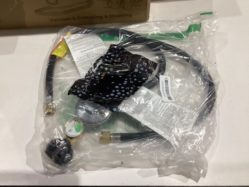Condition photo showing Good Condition for gassaf 2 feet y splitter propane regulator, 2 hose low pressure regulator kit for most lp gas grill, heater, camping stove and fire pit table upgrade 2 feet