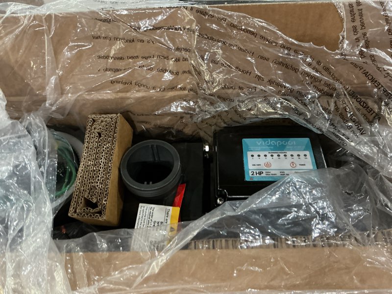 Condition photo showing Good Condition for in/above ground pool pump self primming high flow,dark grey