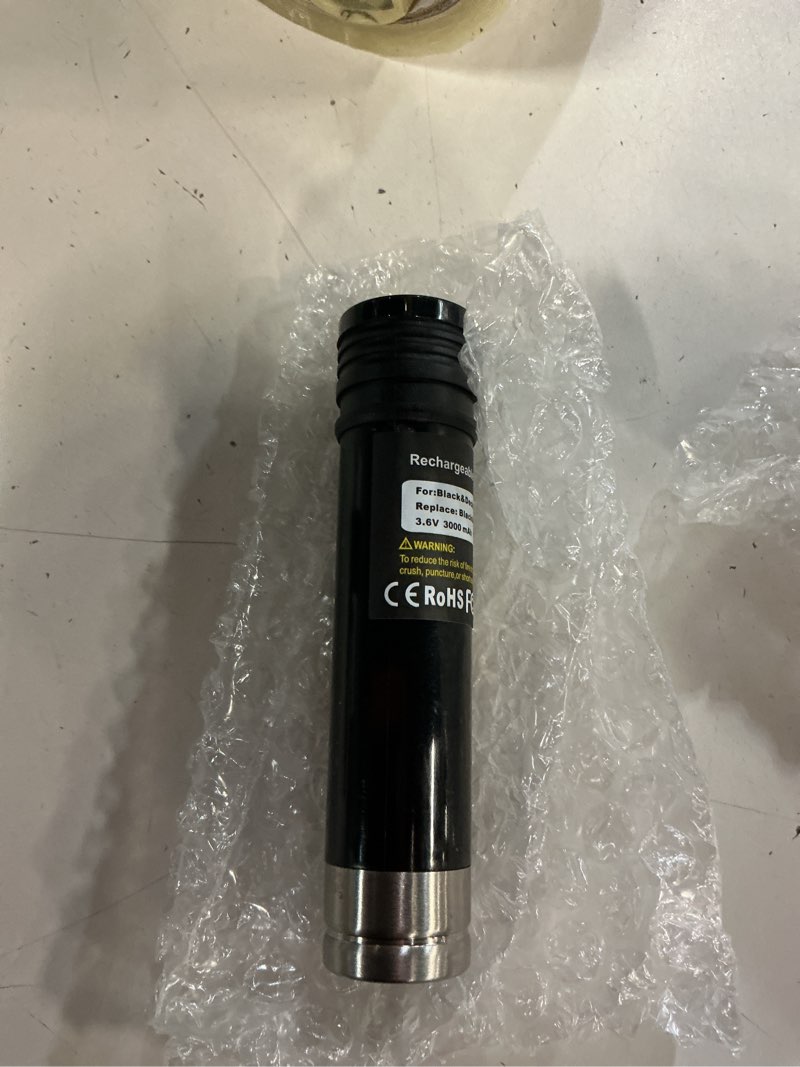 Condition photo showing New/Like New for lordone 2pack 3.6v 3000mah ni-mh replacement batteries for black and decker versapak gold vp100 vp100c vp105 vp105c vp110 vp110c vp143 vp142 vp7240