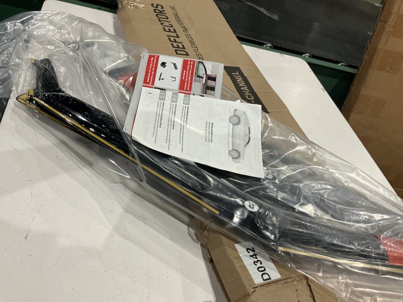 Condition photo showing As Is for subaru xv crosstrek impreza hatchback rain guards window deflectors