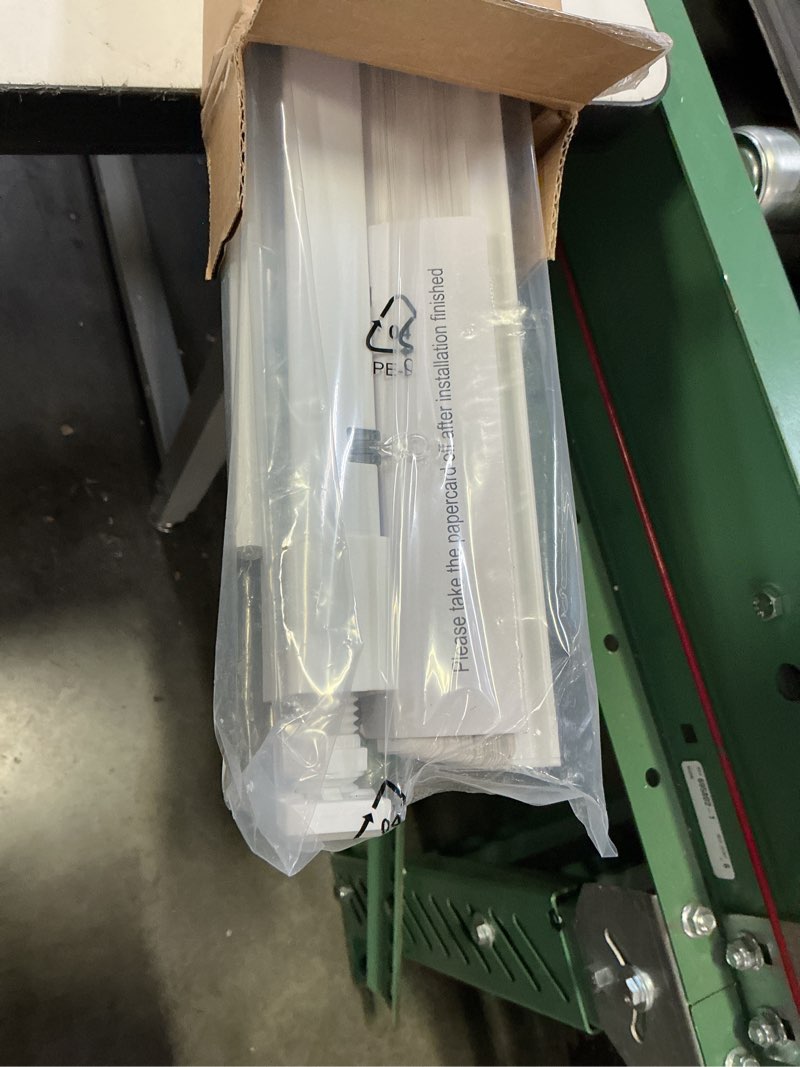 Condition photo showing Good Condition for lazblinds no tools no drill 1" vinyl mini blinds, cordless blinds for windows, light filtering horizontal window blinds & shades, 33 1/2" w x 48" h, white cordless-white 33 1/2" w x 48" h