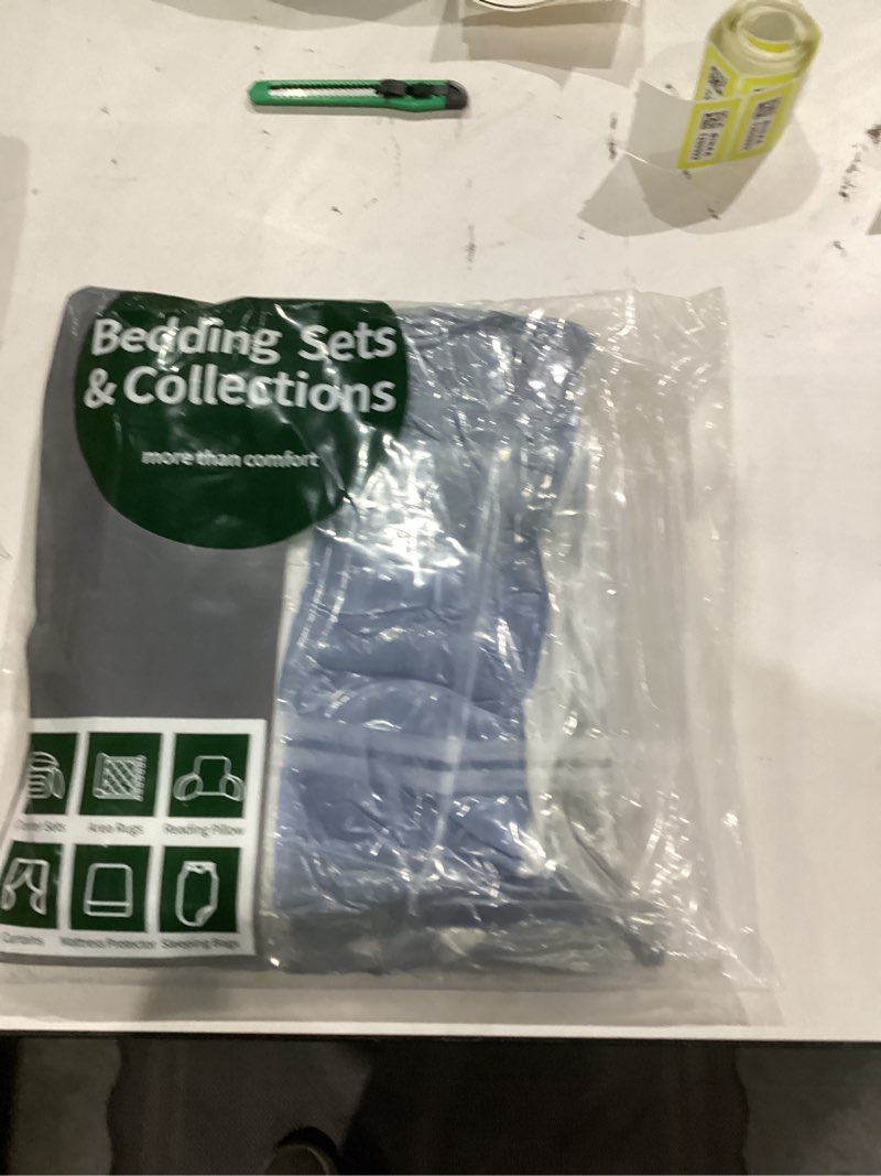 Condition photo showing New/Like New for Fleece Bed Blankets Twin Size - Soft Lightweight Plush Fuzzy Cozy Luxury Blanket Microfiber Throw for Couch Bed,All-Season Breathable,60x80 Inches Checkered Blue Twin (60" x 80")