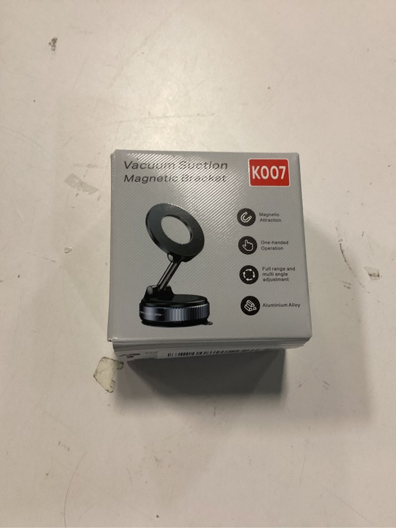 Condition photo showing New/Like New for 2026 Upgraded Vacuum Magnetic Car Phone Holder 360° Reinforced 96LBS Ultra Suction Cup Phone Mount for MagSafe Cell Phone Holders for Your Car/Gym/Mirror Mount for iPhone & Android Black