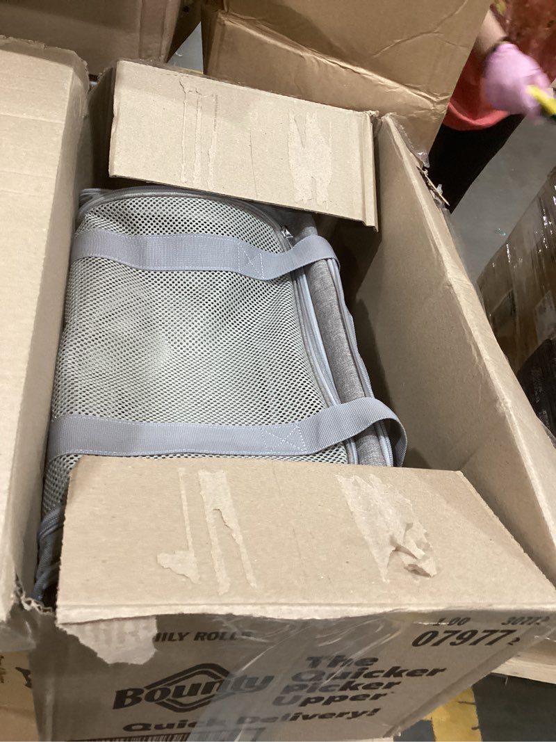 Condition photo showing Good Condition for Henkelion Large Cat Carriers Dog Carrier Pet Carrier for Cats Dogs Puppies up to 25Lbs, Big Dog Carrier Soft Sided, Travel Puppy Carrier - Large - Grey 20.0"L x 13.0"W x 13.0"H Grey