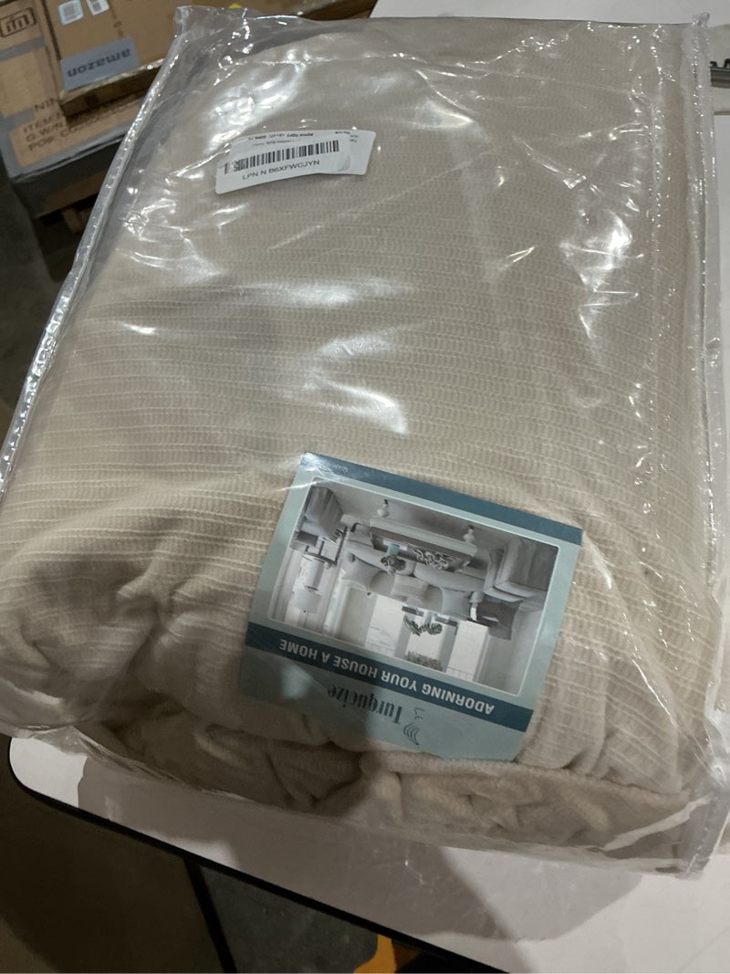 Condition photo showing Good Condition for turquoize t cushion sofa slipcover 4 piece sofa covers for 3 cushion couch thick velvet couch cover stretch furniture covers with 3 individual t cushion covers, washable (3 cushion sofa, ivory) sofa (3 cushion) ivory