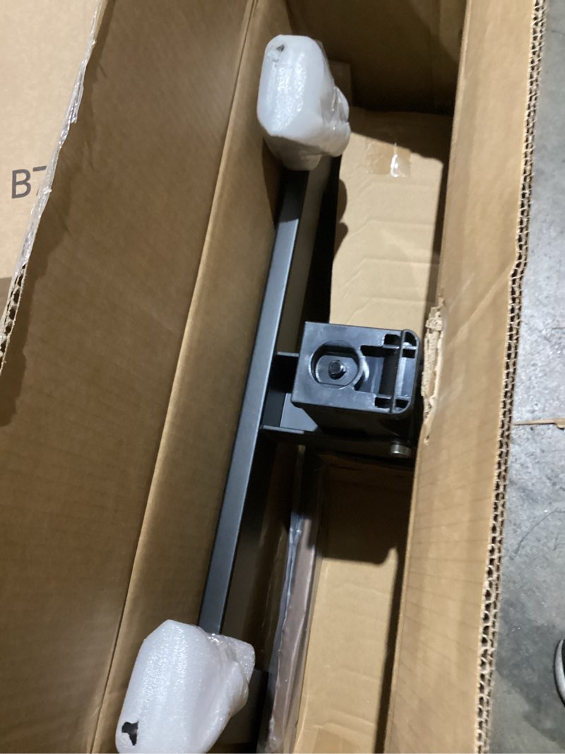 Condition photo showing Good Condition for 25 Inch Mobile Folding Desk - No Assembly Pneumatic Sit-Stand Desk, 29-42" Height Adjustable Rolling Laptop Desk with Hidden Wheels, 0-90° Tilt Top for Home Office, Craft & Study Brown