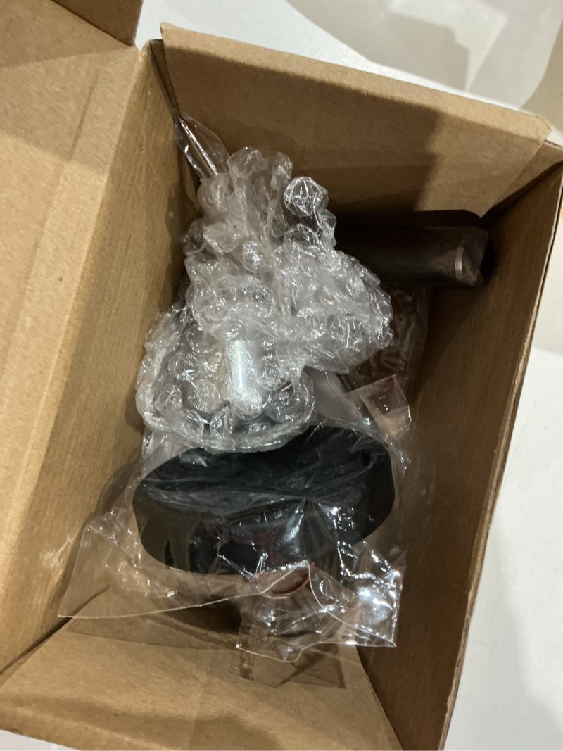 Condition photo showing As Is for espresso accessories kit 51mm tamper: 51mm espresso tamper set espresso kit including coffee tamper, milk frothing pitcher, wdt tool espresso, tamper mat, latte art pen, coffee spoon, coffee stencils c1-51mm set-brown