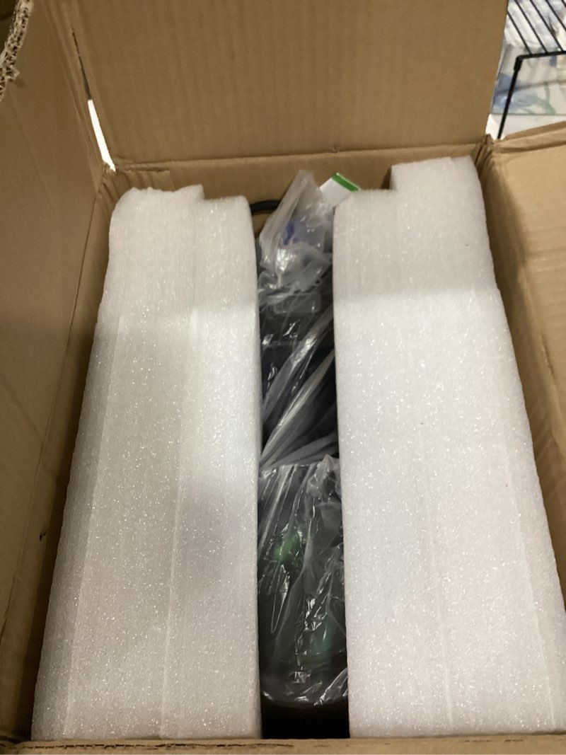Condition photo showing As Is for u`king 150w beam moving head lights18-facet prism strobe/beam/spotlight/wash stage lighting 8 gobos and 8 colors spotlight with dmx for wedding,parties,bar,live show 1-pack