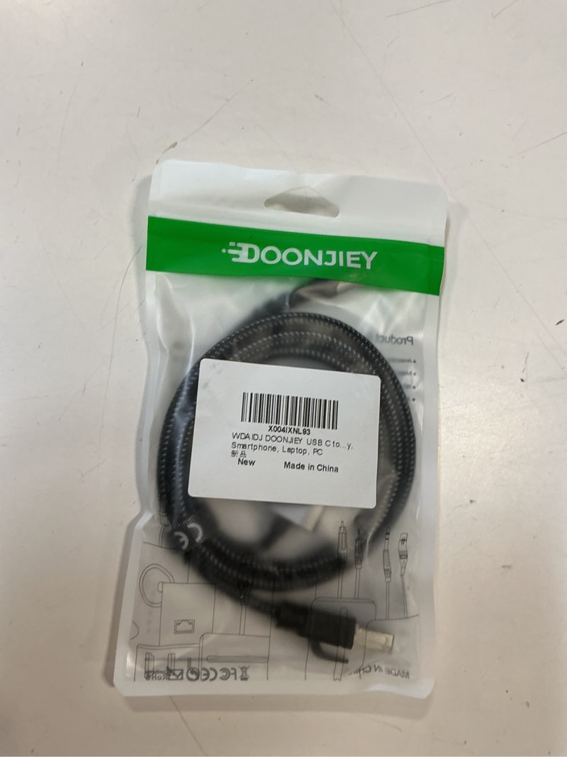 Condition photo showing New/Like New for USB C to Ethernet Cable 4FT, Type C to RJ45 Cord, Directly Connected, Gigabit LAN Network, Compatible for MacBook Pro/Air, iPad Pro, iPhone 15 Series, Galaxy, Smartphone, Laptop, PC