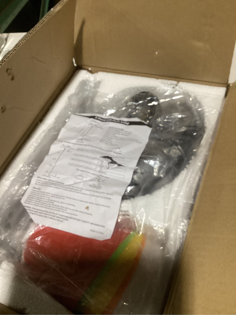 Condition photo showing New/Like New for FOLKSMATE LED Floor Lamp, Medusa Multi-Head Modern Tall Standing Lamps, Adjustable Corner Reading Floor Light for Living Room, Bedroom, Kid Room, Classroom, Colored Lampshades, Silver Grey