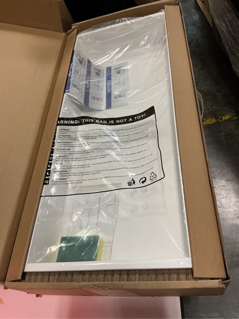 Condition photo showing Good Condition for neodrain shower niche, insert bathroom storage shower shelf, stainless steel recessed wall niche no tiled recessed cabinet waterproof for shower storage(white,30"x12") white 30x12in