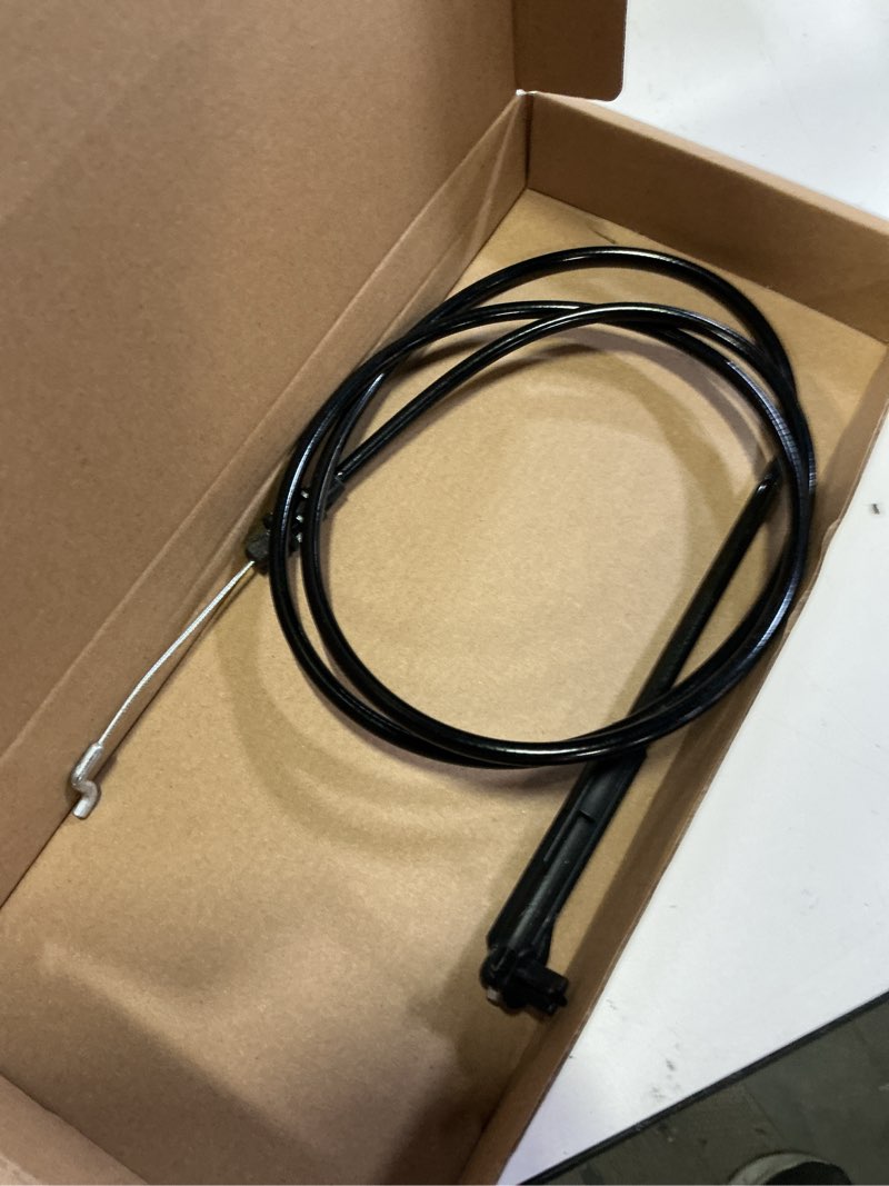 Condition photo showing As Is for 117-5900 brake cable fit for toro super recycler 21" walk-behind mower 20092 20092c 20095 20095c 20099 20381 20384 20792 20796 20797 21381 21690 21691