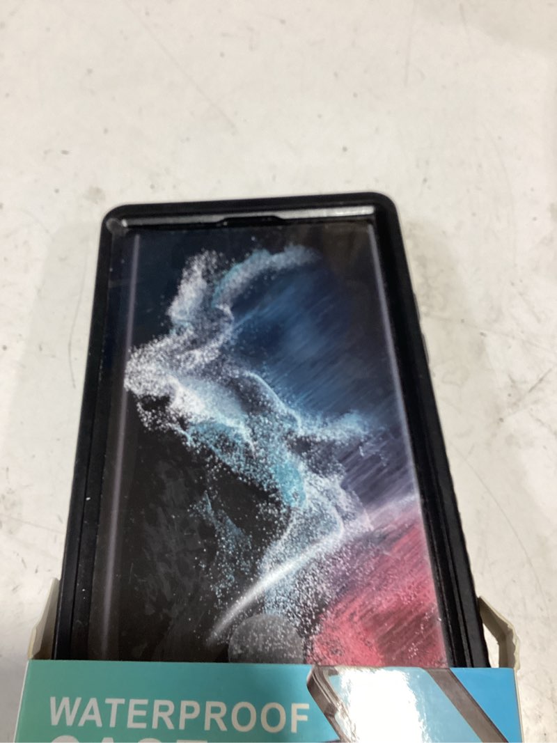 Condition photo showing Good Condition for 2025 new for samsung galaxy s24 ultra case waterproof, [built-in camera & screen protector][military grade shockproof][ip68 underwater][dustproof][dropproof] full body phone case for s24 ultra 6.8" black/clear samsung galaxy s24 ultra
