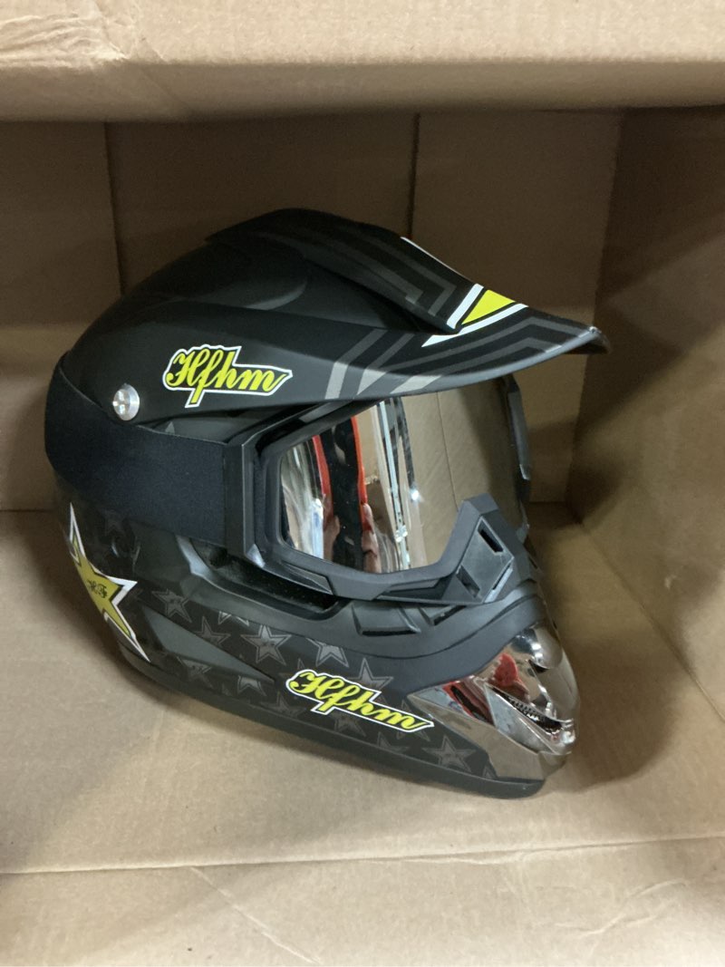 Condition photo showing Good Condition for zise m  incomplete motocross off road street dirt bike full face motorcycle helmet mx mtv