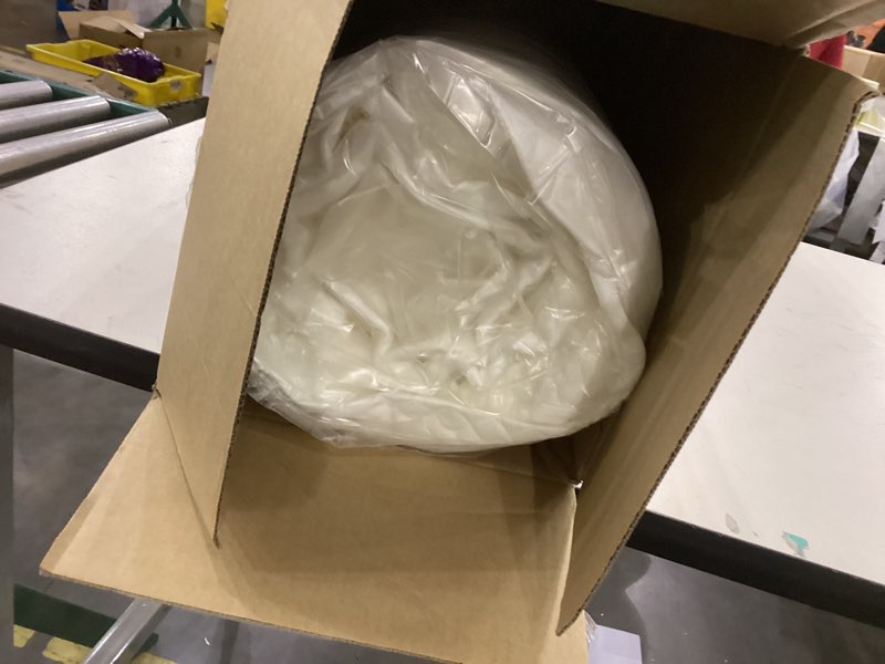 Condition photo showing New/Like New for FDW | 5 Inch Twin Mattress | Medium Firm | Gel Memory Foam Mattress | White | Bed in a Box, CertiPUR-US Certified | Pressure Relief, Cooling Ventilated Foam | Washable Removable Cover White Twin 5 IN