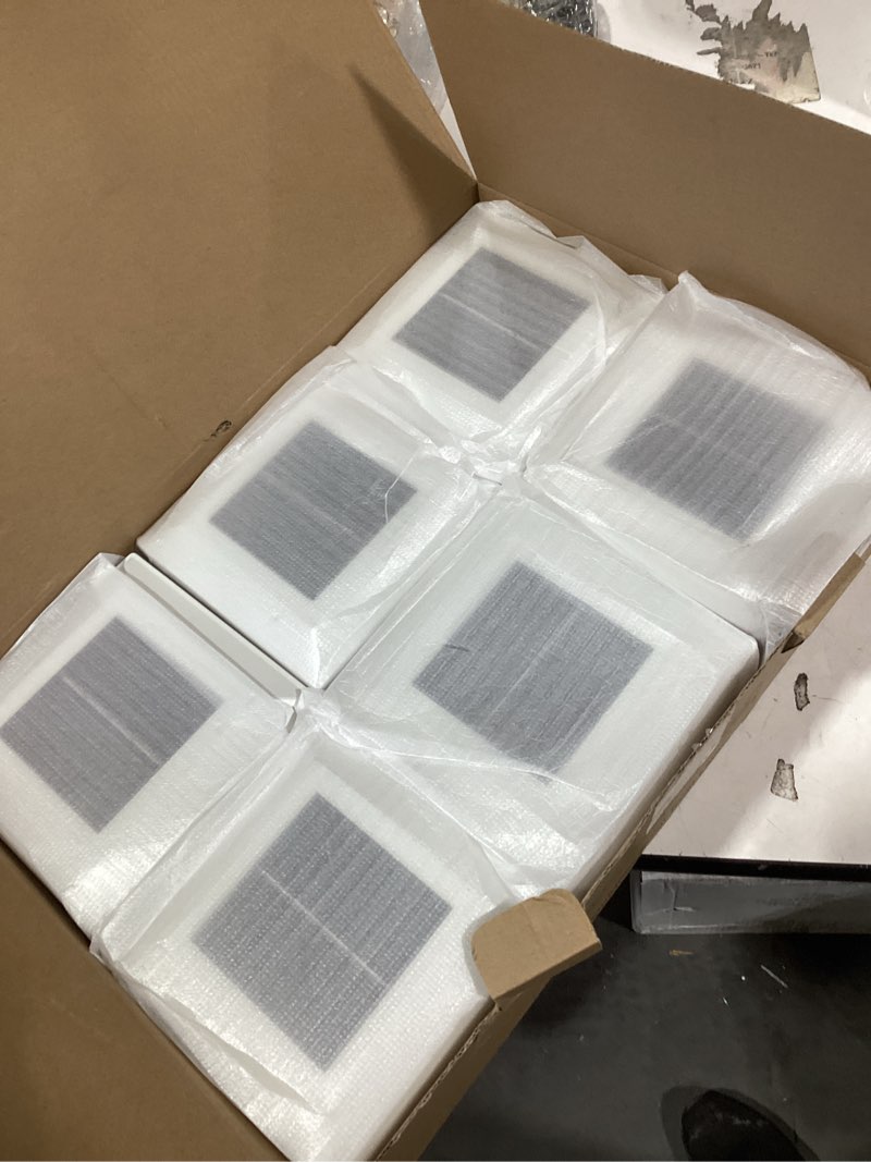 Condition photo showing Good Condition for Brightever 4x4 Solar Post Cap Lights Outdoor, Waterproof Solar Powered Fence Post Lights for 5x5 Vinyl/Wooden, White Outside 16LEDs Warm/Cool Lighting Deck Light for Garden, Patio, Porch, 12-Pack White 12 Pack