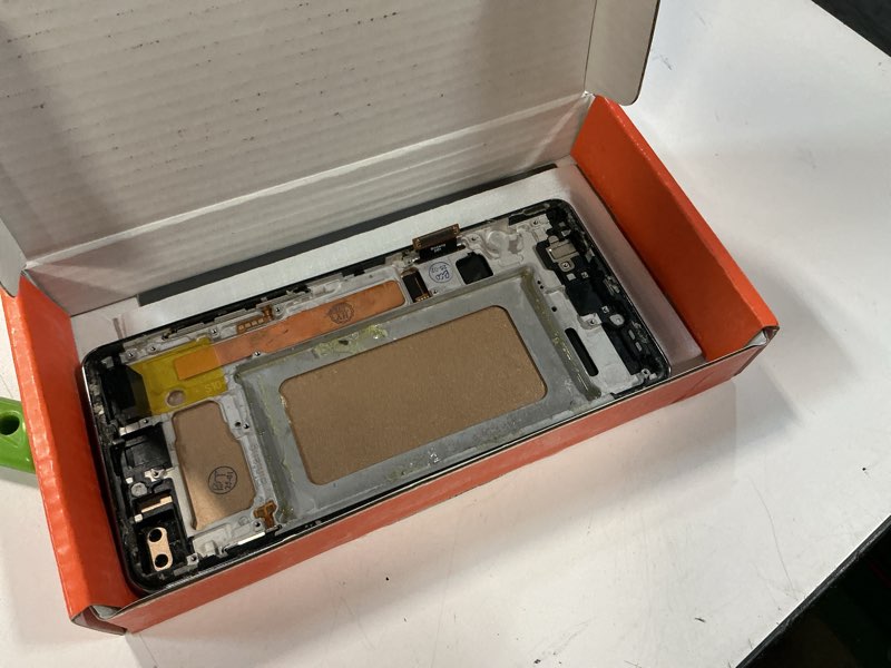 Condition photo showing As Is for tft for samsung s10 plus lcd for samsung galaxy s10 plus sm-g975u screen replacement for samsung galaxy s10 plus lcd digitizer touch screen replacement with frame (not fingerprint function)