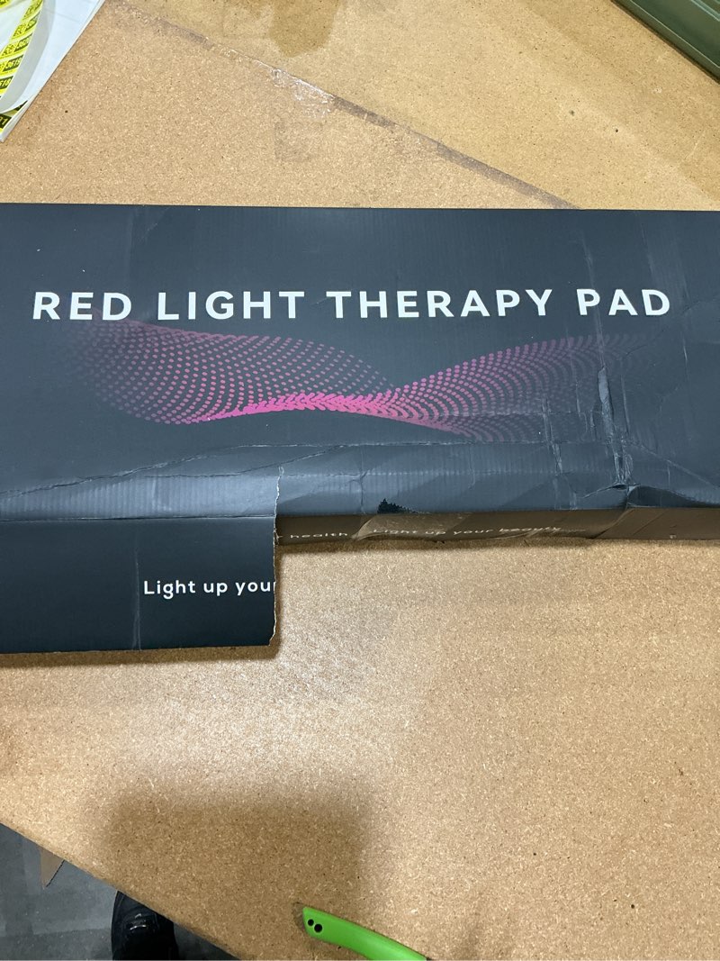 Condition photo showing New/Like New for red light therapy infrared pad: pain relief 1090 leds large mat for full body 660nm red light&850nm infrared therapy heating wrap body 73 * 32 inch big pads for back neck knee face infared panel lamp