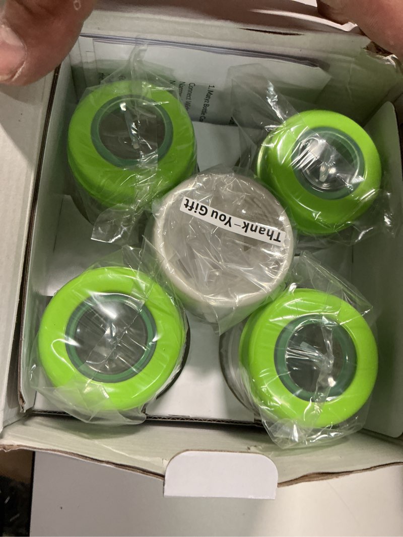 Condition photo showing Good Condition for matyz glass breastmilk storage containers, 4 pack, 8 oz bottle, compatible with spectra medela philips pump - freezer safe bottles set - leakproof glass breast pump bottles - no bpa (green lids) [pack of 4] green lids - 8 ounce borosilicate glass bottle