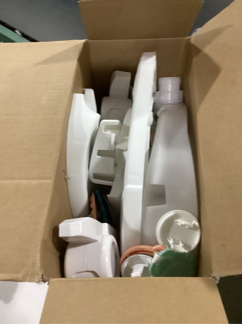 Condition photo showing As Is for Fisher-Price Portable Baby Chair Sit-Me-Up Floor Seat With Developmental Toys & Machine Washable Seat Pad, Pacific Pebble 1 Count Pacific Pebble