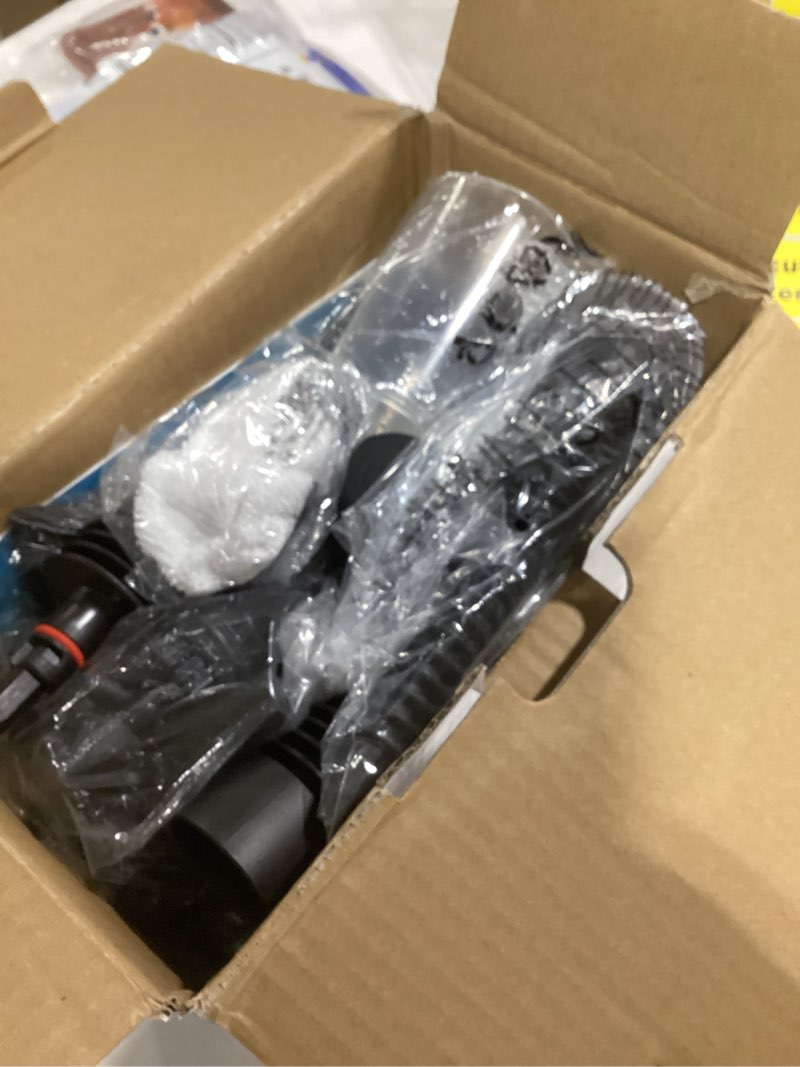 Condition photo showing As Is for LABIGO Steam Cleaner, Pressurized Handheld 13pcs Multi-Purpose Natural Deep Cleaning Steamer, Portable Steamer for Cleaning Home, Grout, Kitchen, Car, Window, Upholstery, Bathroom and Clothes, White Black&White