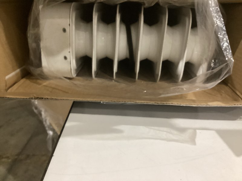 Condition photo showing As Is for  visionair oil-filled radiant electric heater 1500 -watt oil-filled radiant tower indoor electric space
