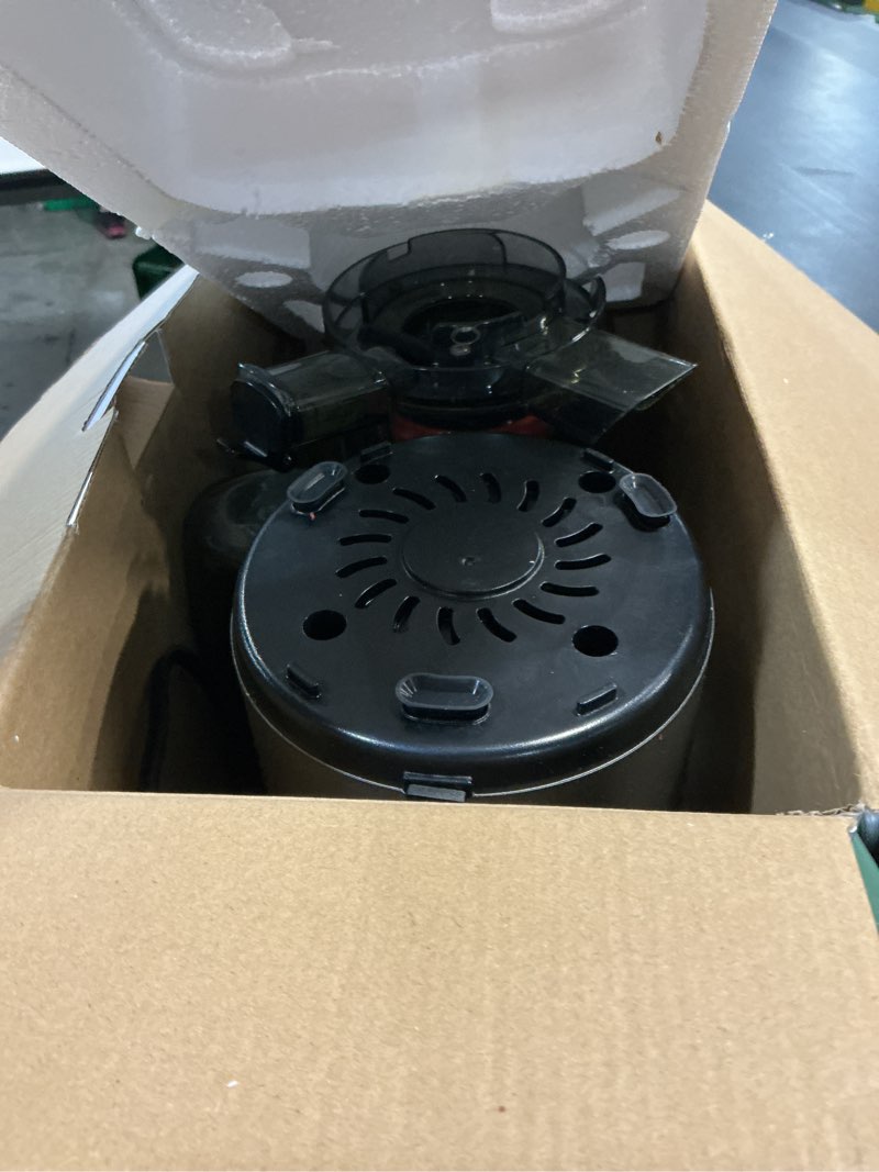 Condition photo showing New/Like New for juicer machines with 5.8" large feed chute, slow masticating cold press juicer for whole fruits & vegetables, easy to clean design, high juice yield home juicer for daily wellness