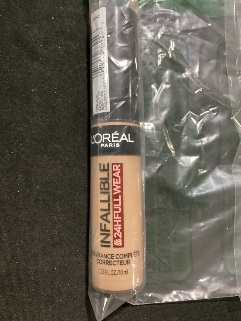 Condition photo showing Good Condition for l'oreal paris makeup infallible full wear waterproof matte concealer, full coverage, latte, 0.33 fl. oz. 375 latte 0.33 fl oz (pack of 1)