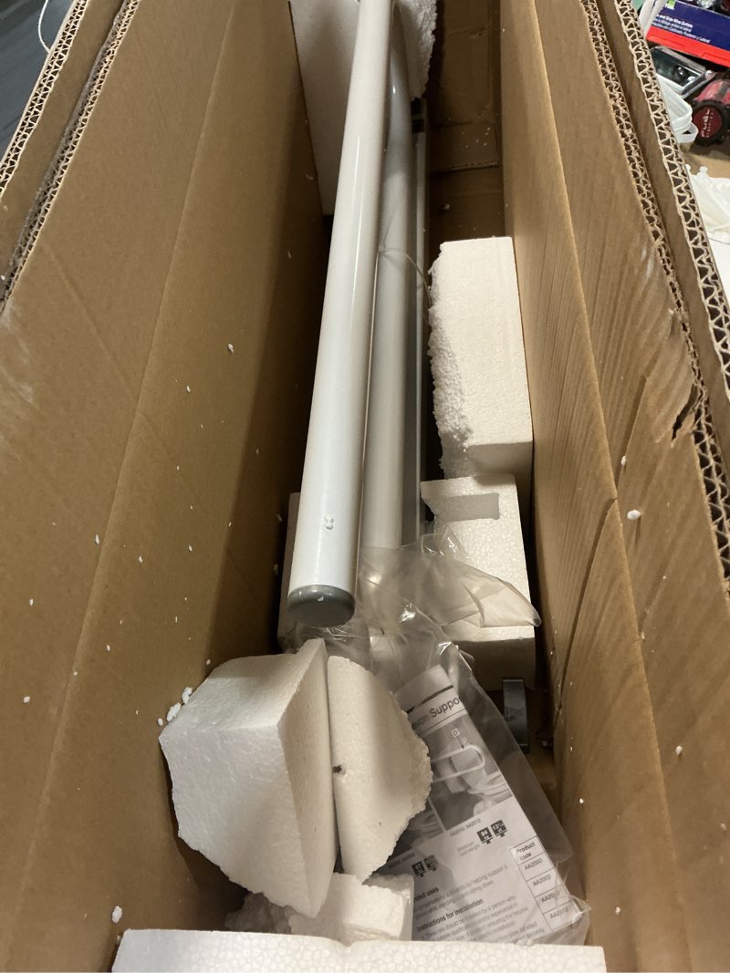 Condition photo showing Good Condition for homecraft devon floor-mounted folding rail, 112 cm (44\"), standard bathroom aid for elderly, handicapped, & disabled, stability grab bar, flip-up safety support (eligible for vat relief in the uk)