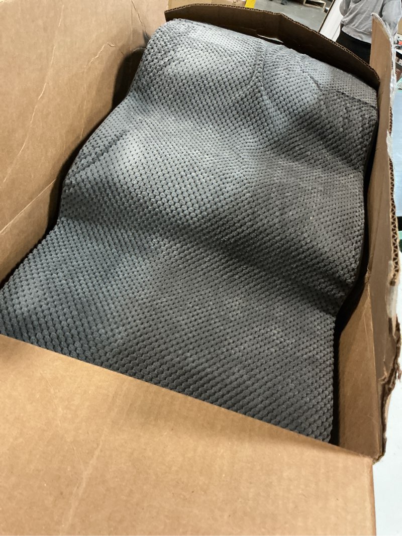 Condition photo showing As Is for GARMART 3-Step Dog Stairs for Bed - Washable Cover Dog Ramp for Dogs, Durable Pet Stairs High Density Foam Dog Stairs for Small Dogs (Gray)
