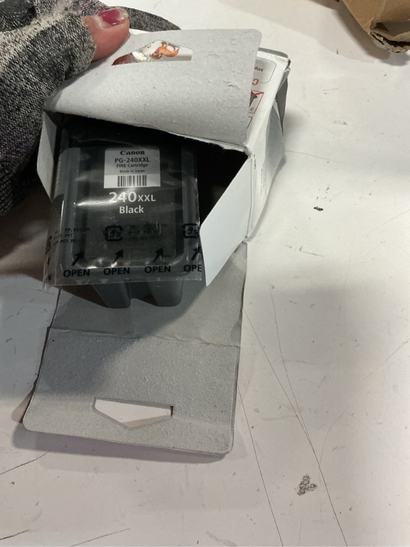 Condition photo showing Good Condition for canon pg-240 xxl genuine black ink cartridge, compatible with mg2120/3120/4120, mx512/432/472/372/392/522/532/452, mg2220/3220/4220/3520/3620, ts5120 black xxl