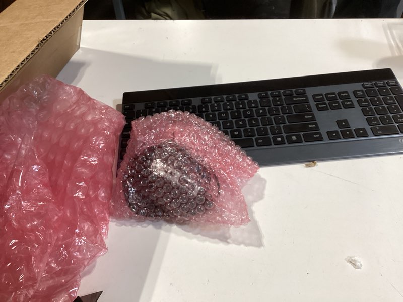 Condition photo showing Good Condition for rapoo wireless keyboard and mouse combo, blade-series e9310m 99-key ultra-thin keyboard and m300g silent mouse, support 4 devices, quiet, compact, battery powered, for windows/mac/linux/chrome black