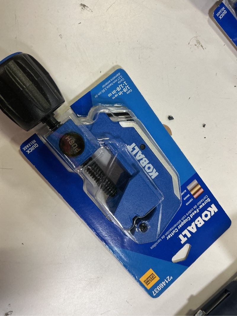 Condition photo showing Good Condition for kobalt 1-1/8-in copper tube cutter