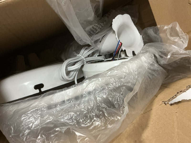 Condition photo showing As Is for Comfort Zone 16 inch Table Fan with Adjustable Tilt, Wide Area Oscillation, Quiet Air Circulator Fan