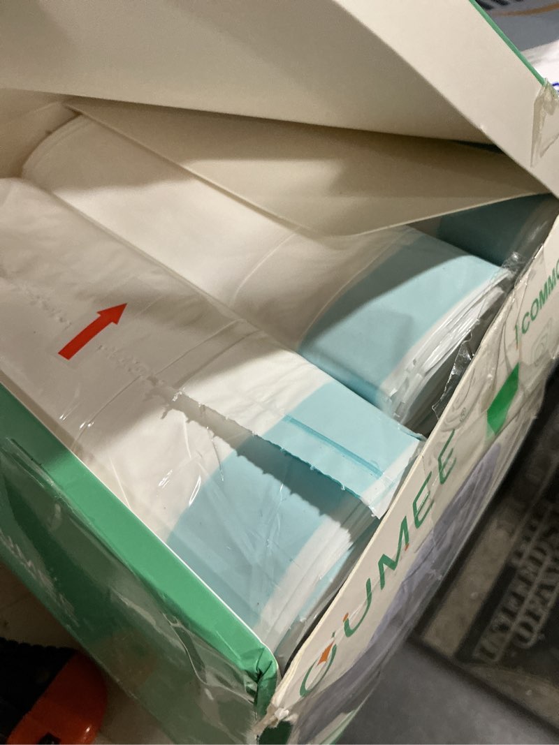 Condition photo showing Good Condition for 120 disposable commode liners for bedside commode, beside commode liners, portable potty liners for adults, toilet liners portable commode bags for commode chair (blue - 120 liners)