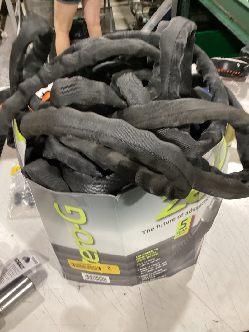 Condition photo showing As Is for teknor apex zero-g 5/8 in. d x 100 ft. l heavy duty commercial grade garden hose