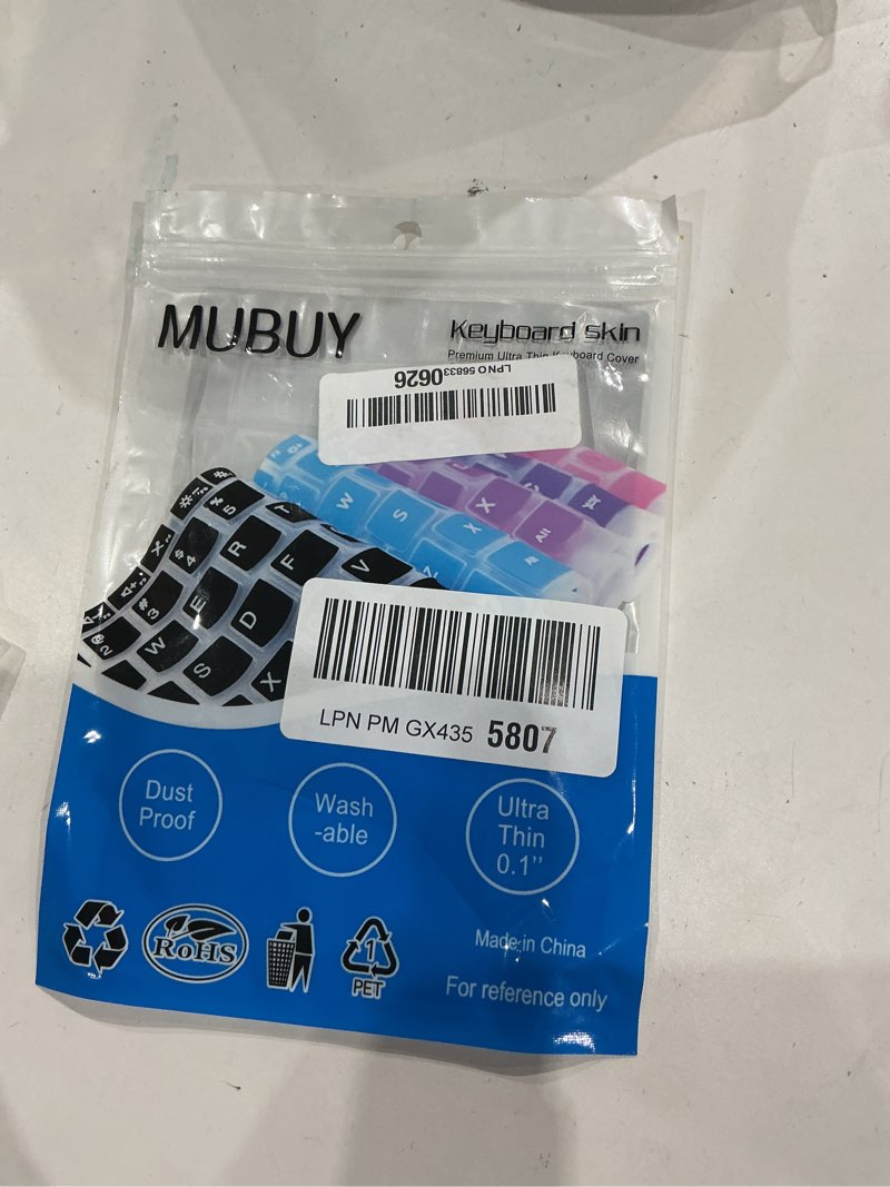 Condition photo showing Good Condition for keyboard cover for 2025 lenovo yoga pro 7 14ahp9 14asp9 14imh9 14akp10 14asp10 14iah10 14.5", yoga slim 7x 14q8x9 14.5", yoga slim 7 15ill9 15.6 inch laptop-clear