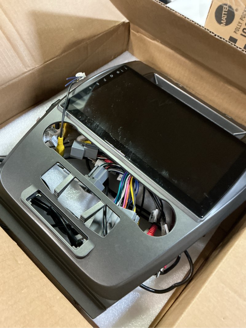 Condition photo showing As Is for 4G+64G Android Car Stereo for Ford Fusion Mondeo Mustang 2009-2012 Wireless Carplay Android Auto, 10.1'' in-Cell Screen Car Radio with GPS/Bluetooth/FM RDS/EQ/5G-WiFi Mirror Link Backup Camera SWC 4G+64G Incell Screen