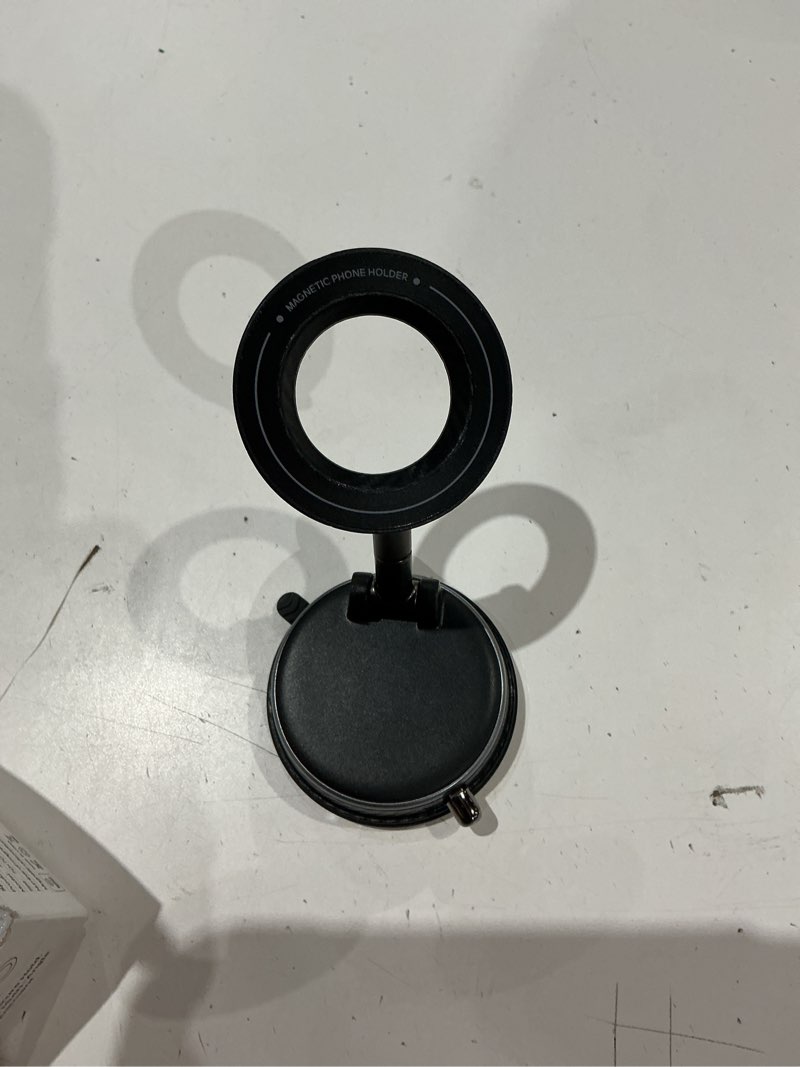Condition photo showing Good Condition for vacuum magnetic car phone holder – 360° rotatable, reinforced 96lbs suction cup mount compatible with magsafe for iphone & android, portable for car, gym & mirror (black)