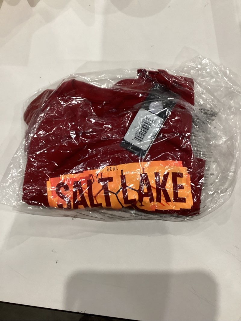 Condition photo showing As Is for adidas Women's Real Salt Lake MLS Short Sleeve T-Shirt X-Small Team Victory Red/ Real Salt Lake