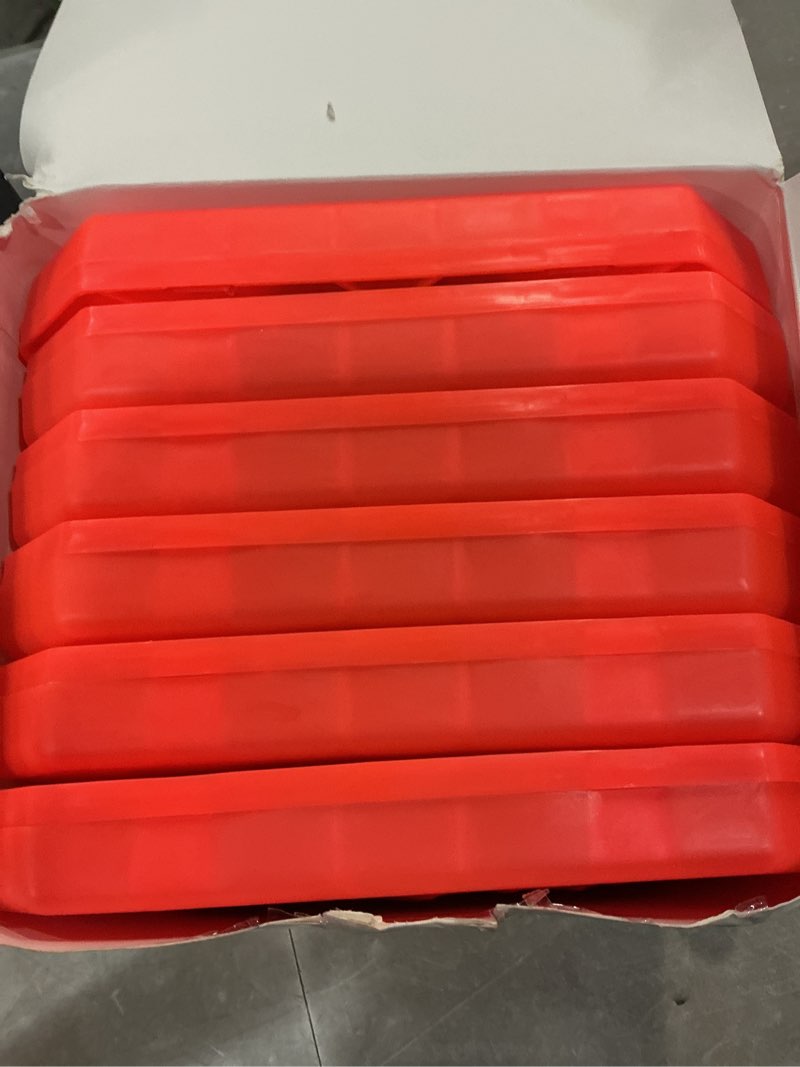 Condition photo showing New/Like New for tenkaiwick 18 inch 6 pack traffic cones,collapsible safety cones,multi purpose pop-up cones with reflective collar,orange cones for parking lot, driveway, driving training etc 18inch 6